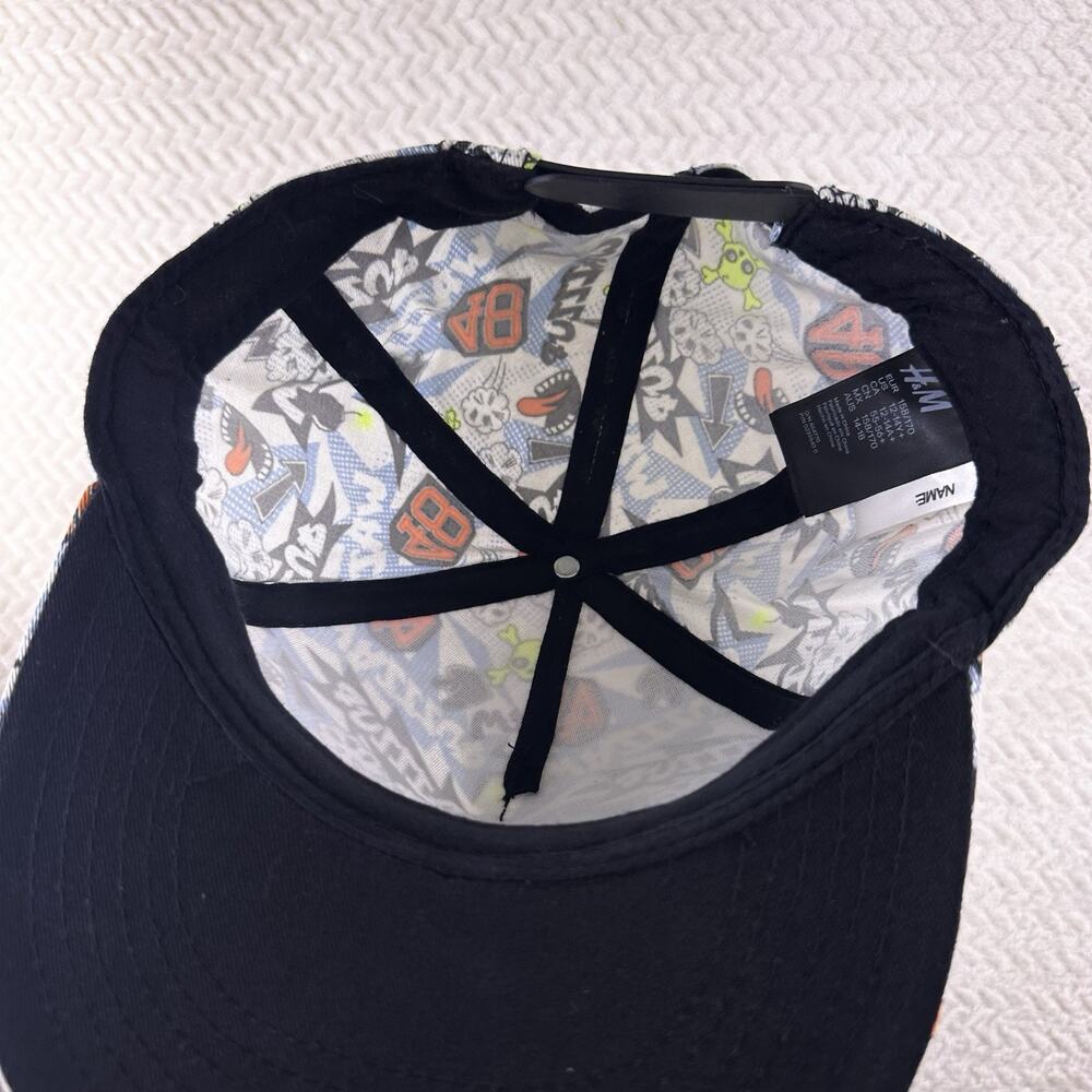 Snap back Flat bill All over print Wazzzup Comic cartoon H&M - Picture 7 of 9